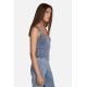 Rib Denim Wash Tank